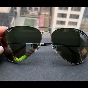 Ray-Ban silver lens and frame aviators